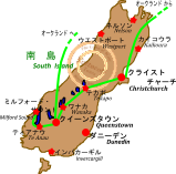 オークランドマラソン地図