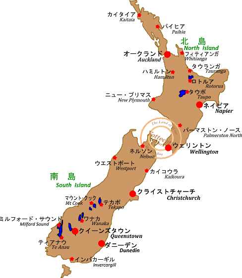 Maimoon: ニュージーランド 地図 フリー